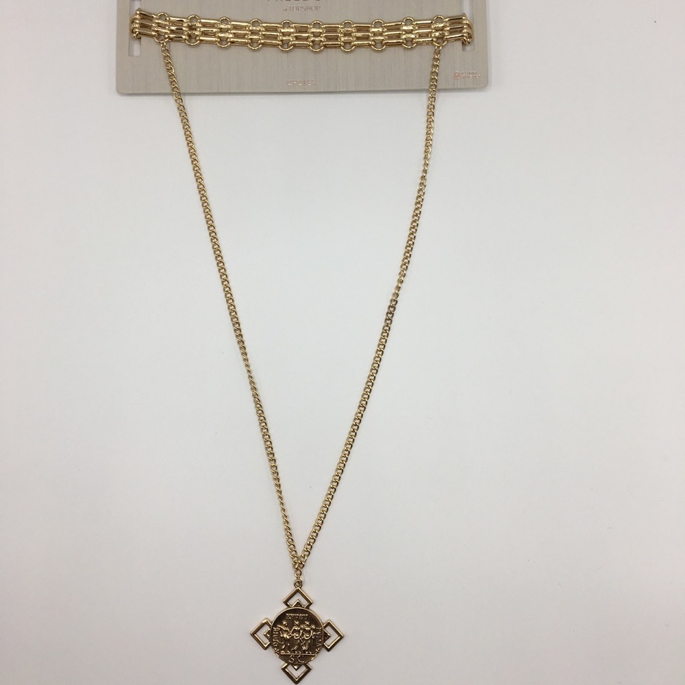 NWT Topshop Freedom chocker necklace